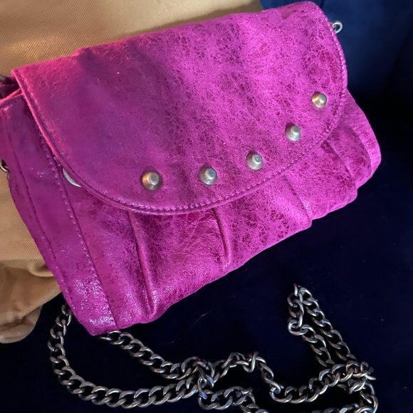 Matt and Nat - Vance Stardust Studded Bag in Magenta - Picture 2 of 5